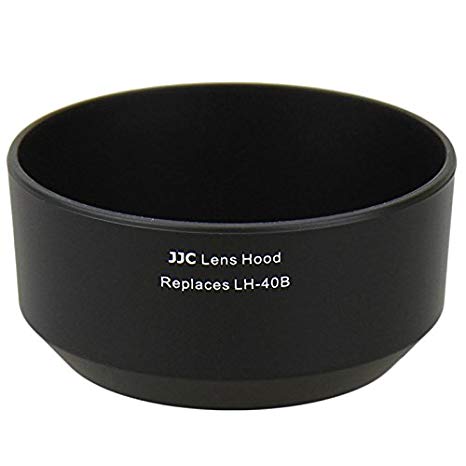 JJC LH-J40B Black Lens Hood For Olympus M.Zuiko Digital 45mm 1:1.8 Lens Black