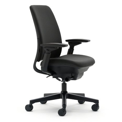 Steelcase Amia Fabric Chair, Black