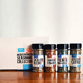 The Spice Lab Mediterranean Seasoning Collection - Ultimate Culinary Gift Set - Perfect for All Around Cooking