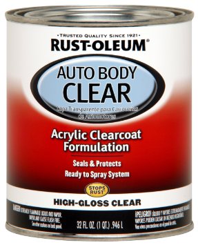 Rust-Oleum 262178 Gloss Clear Automotive Auto Body Clear Coat - 32 oz.