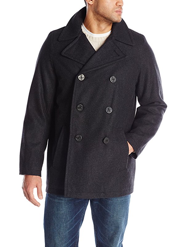 Tommy Hilfiger Men's Big/Tall Classic Peacoat