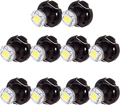 cciyu 10 Pack White T4/T4.2 Neo Wedge 2835 SMD LED Light Bulbs