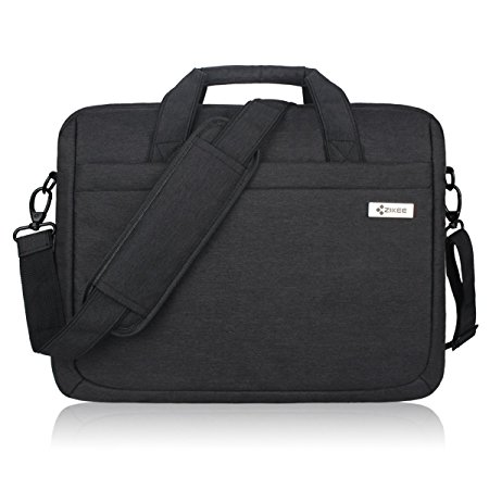 Zikee 13.3-14 Inch Water Resistant 360°shock-proof Protective Laptop Shoulder Messenger Bag with Handle , for Business, Traveling, College and Office