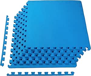 BalanceFrom Puzzle Exercise Mat EVA Foam Interlocking Tiles