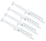 4 10ml Teeth Bleaching Whitening 35 Gel Syringes -Free Shade Guide