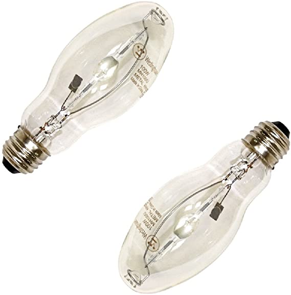 Westinghouse 3701800, 100 Watt E26 Medium Base, M90/E ANSI ED17 Metal Halide HID Light Bulb (2- Pack)