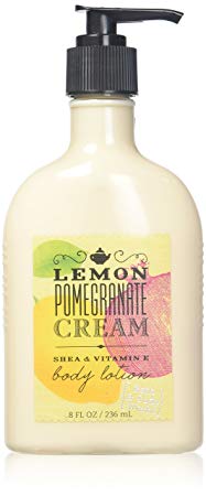 Bath andBody Works Lemon Pomegranate Cream Body Lotion 8 Ounce Full Size Pump Bottle