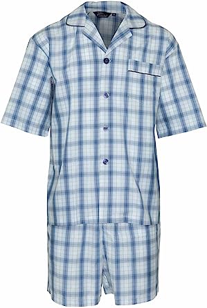 Champion Mens Polycotton Short Pyjama Lounge Wear Set