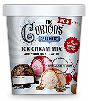 The Curious Creamery Ice Cream Mix (32 Oz Tub - Contains 2-Packs) - No Ice Cream Machine Needed!