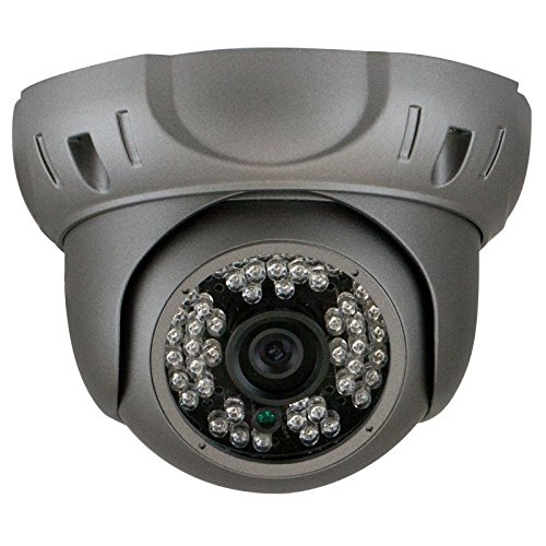 Professional 900TVL Outdoor Dome Security camera, 900 TV lines, 30 IR Leds, 80 feet IR Range, 2.8~12mm Manual Varifocal Lens, WDR (Wide Dynamic Range)