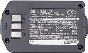 Cameron Sino Battery for Hoover BH50100, BH50100RM, BH50110, BH50111, BH50120, BH51110, BH51120, BH51120PC, BH51120PTV, BH52100, BH52100PC, BH52120, BH52120PC, BH52150PC, BH52160, BH52160PC