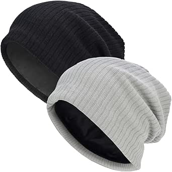 EINSKEY Cotton Slouchy Beanie Hat for Men/Women, Lightweight Oversize Large Thin Skull Cap Chemo Cap Night Sleeping Cap