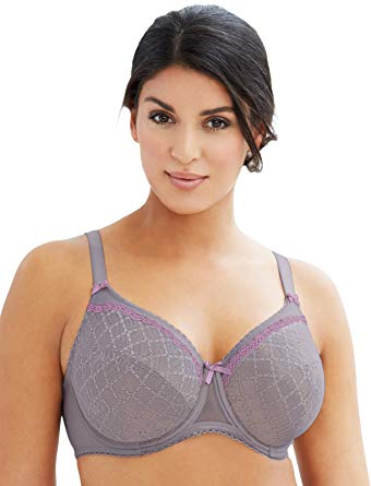 Glamorise Women's Full Figure Wonderwire Lace Bra #9845