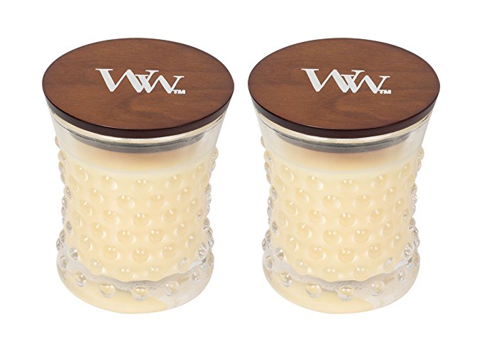 WoodWick Vintage Hobnail Candle Set - Bakery Cupcake