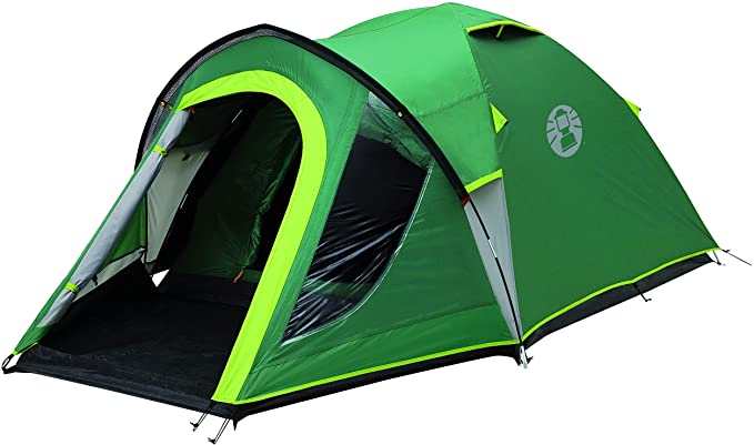 Coleman Tent Kobuk Valley 3/4 Plus,3/4 Man Tent Blackout Bedroom Technology, Festival Essential, 1 Bedroom Family Dome Tent, 100% Waterproof Camping Tent Sewn in groundsheet