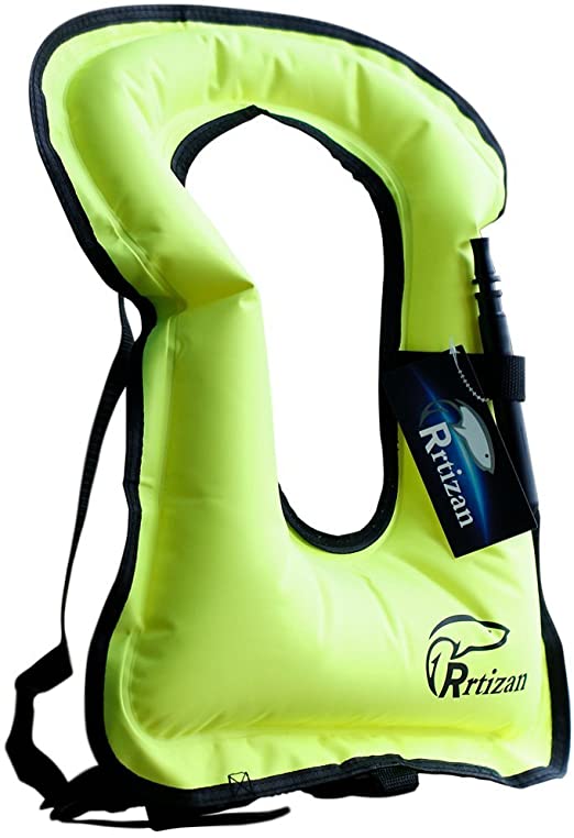 Rrtizan Swim Vests - Portable Inflatable Swimming Jackets Safety for Adults Women & Men, Ideal Buoyancy Aid for Snorkelling, Kayaking, Boating