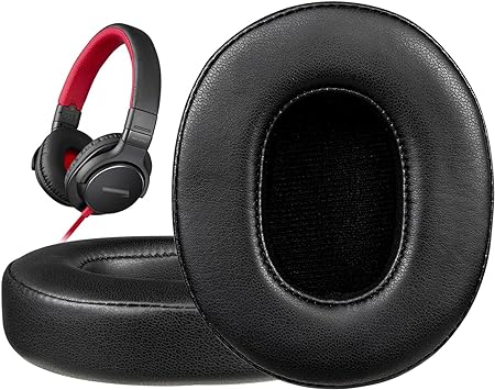 SOULWIT Professional Earpads Replacement for Sony MDR-ZX750 (ZX750BN/ZX750AP/ZX750DC) Headphones, Ear Pads Cushions with Upgraded Soft Protein Leather