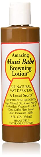 Maui Babe Browning Lotion 8 Ounces (Pack of 2)