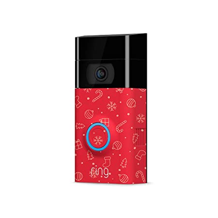 Ring Video Doorbell 2 Holiday Faceplate - Wrapping Paper