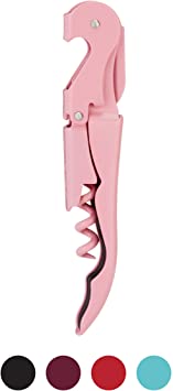 True Truetap Full Rosé Double Hinged Corkscrews, Pink