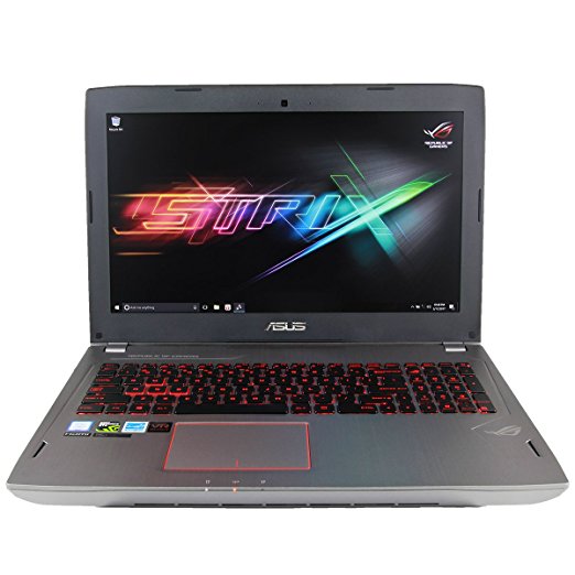 CUK ASUS GL502VS VR Ready Laptop (i7-7700HQ, 32GB RAM, 512GB SSD NVMe   1TB HDD, NVIDIA GTX 1070 8GB, 15.6" Full HD 120Hz 5ms, Windows 10) - 2017 HTC Vive Compatible Gaming Notebook Computer