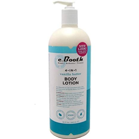 c. Booth 4-in-1 Multi Action Body Lotion - Vanilla Butter - 32 oz - 2 pk