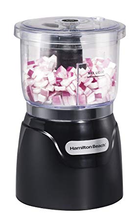 Hamilton Beach 72850 Food Processor Mini Chopper, 3 Cup, Electric, Black