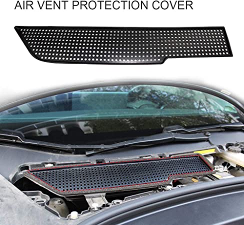 TOPlight Model 3 Air Flow Vent Protection Cover Air Intake Grille Inlet Cover for Tesla Model 3 2017 2018 2019 Air Flow Vent Cover Accessories (black)