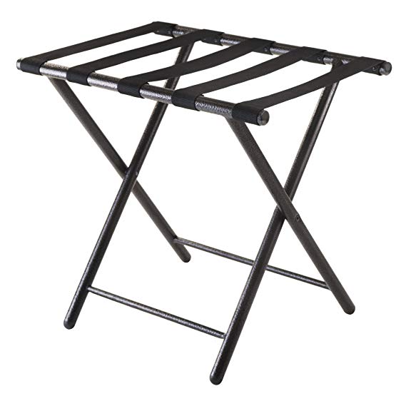 Winsome Wood Tavin Luggage Rack with Folding Straight Leg