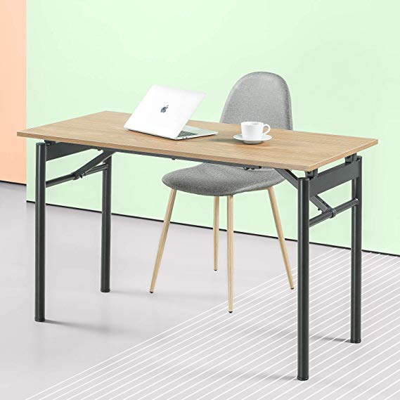 Zinus Mare Folding Desk 47 Inch Computer Workstation Table