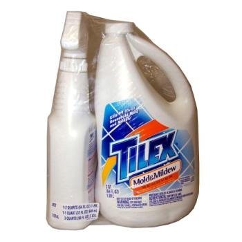 Tilex Mold & Mildew Remover Bonus Pack 32 Oz Spray Bottle and 64 Oz Refill
