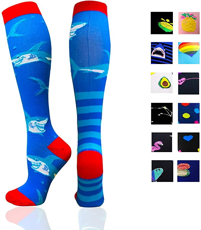 Compression Socks Women & Men - Best for Running,Medical,Athletic Sports,Flight Travel, Pregnancy