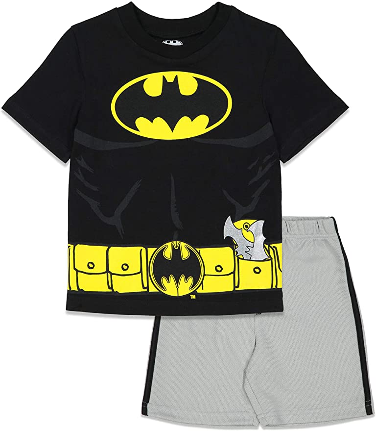 DC Comics Boys T-Shirt and Mesh Shorts Set