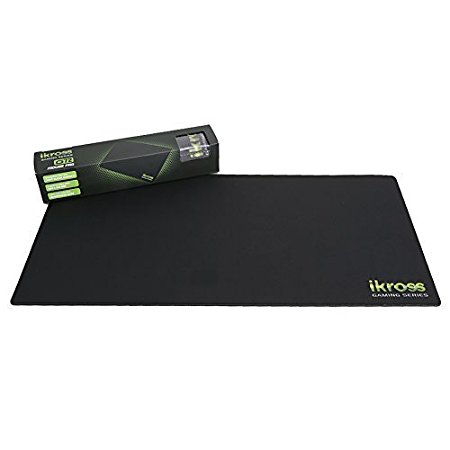 iKross G72 Gaming Mouse Pad / Mat, X Large 23.6 x 11.8inch Textured Surface & Non-Slip Rubber Base - Optimized for Computer Gamers, Graphic Designers, and All Heavy or Regular Users