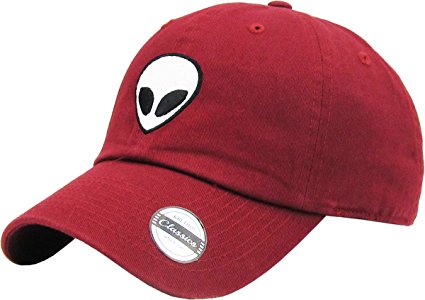 Alien Dad Hat Baseball Cap Unconstructed Polo Style Adjustable