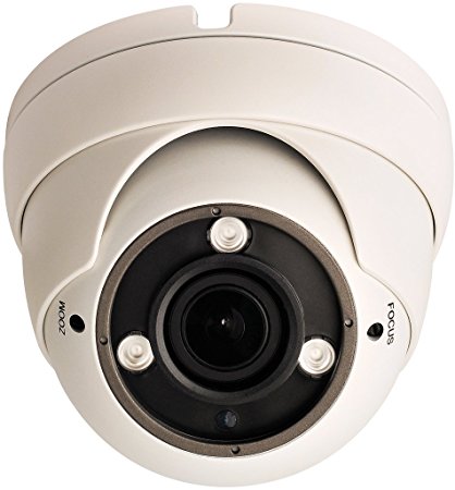 HDView 2.4MP 4-in-1 (TVI/AHD/CVI/960H) 1080P Outdoor SONY Sensor 2.8-12mm Vari-Focal Lens Turbo Platinum Dome Camera
