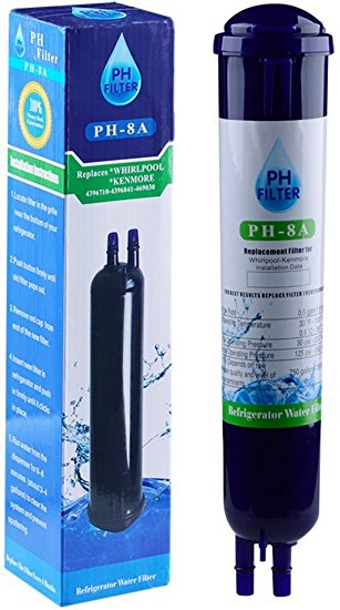 Whirlpool W10295370A, W10295370 Compatible Refrigerator Water Filter - Also Replaces Whirlpool EDR1RXD1 and Kenmore 46-9930, 469930