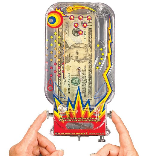 Money Maze - Cosmic Pinball for Cash and Certificates - By Bilz.