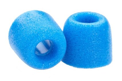 Comply Premium Replacement Foam Earphone Earbud Tips - Isolation T-400 (Blue, 3 Pairs, Medium)