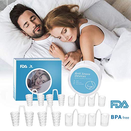 Anti Snore Devices Nasal Dilator Vents 8 PCS Snore Stopper Nose Vents Comfortable and Flexible Snoring Aids for Women Men Snoring Relief for Comfortable Sleeping