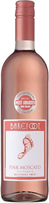 Barefoot Pink Moscato, 750 mL