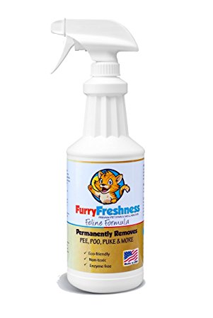Furry Freshness Premium Pet Stain & Smell Remover - Feline Formula