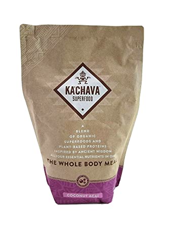 Ka’Chava Meal Replacement Shake - A Blend of Organic Superfoods and Plant-Based Protein - The Ultimate All-In-One Whole Body Meal. 15 meals per bag. (Coconut Acai)