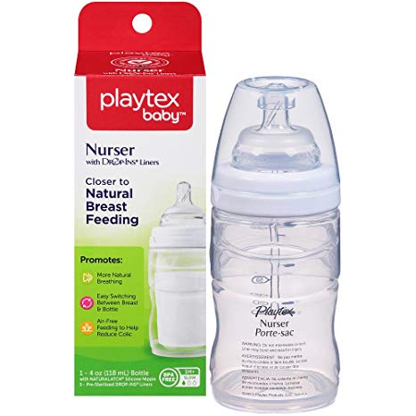 Playtex Cs05328/05587 4 Oz Premium Nurser Drop Ins Bottle Assorted Colors