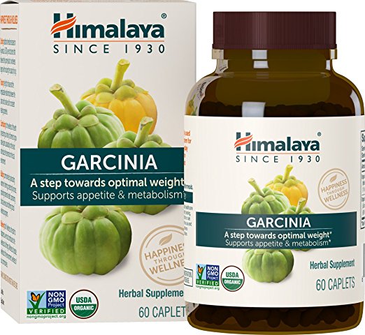 Himalaya Organic Garcinia 60 Caplets for Weight Control 600mg