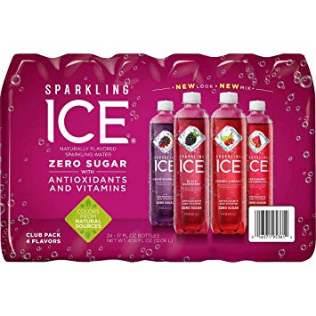 Sparkling Ice Very Berry Huge Variety Pack of 24 Bottles