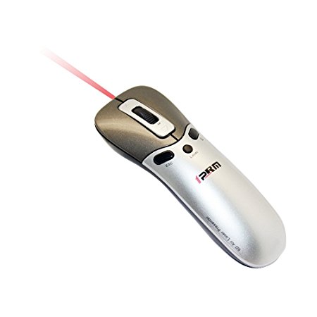 Morjava PR-05 Multi-function 6D Presenter laser pen wireless 2.4GHz Optical Air Mouse Adjustable 500/1000DPI Handwriting Smart Mouse for TV BOX PC Laptop iMac Android Tablet (GIFT-luxury Packing)