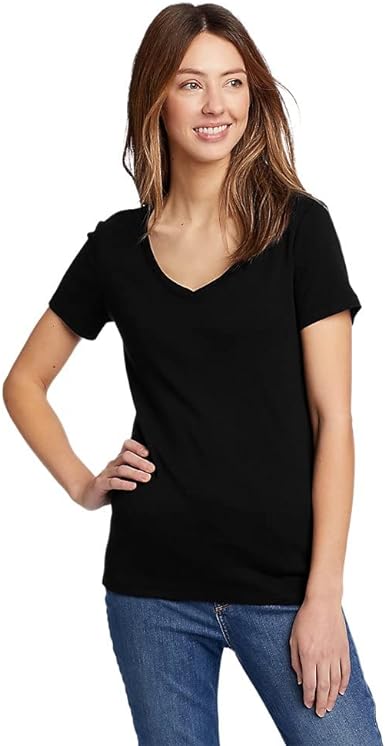 Eddie Bauer Women's Favorite Short-Sleeve V-Neck T-Shirt