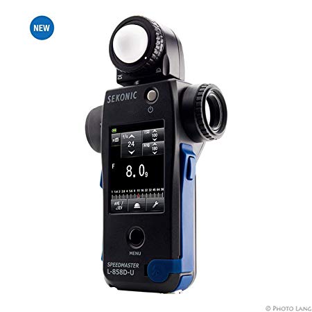 Sekonic L-858D SPEEDMASTER Digital Light Meter - Black/Blue