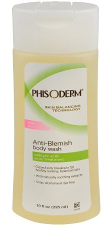 Phisoderm Anti-Blemish Body Wash 10-Ounce